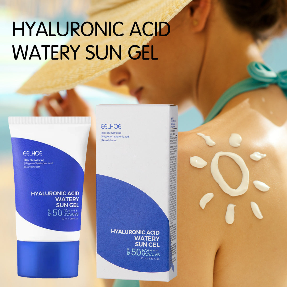 Hyaluronic Acid Sunscreen Gel SPF - 50ml