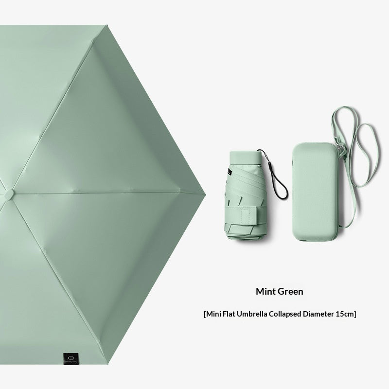 UV-Protective Dual-Purpose Sun and Rain Umbrella - Multiple Colors