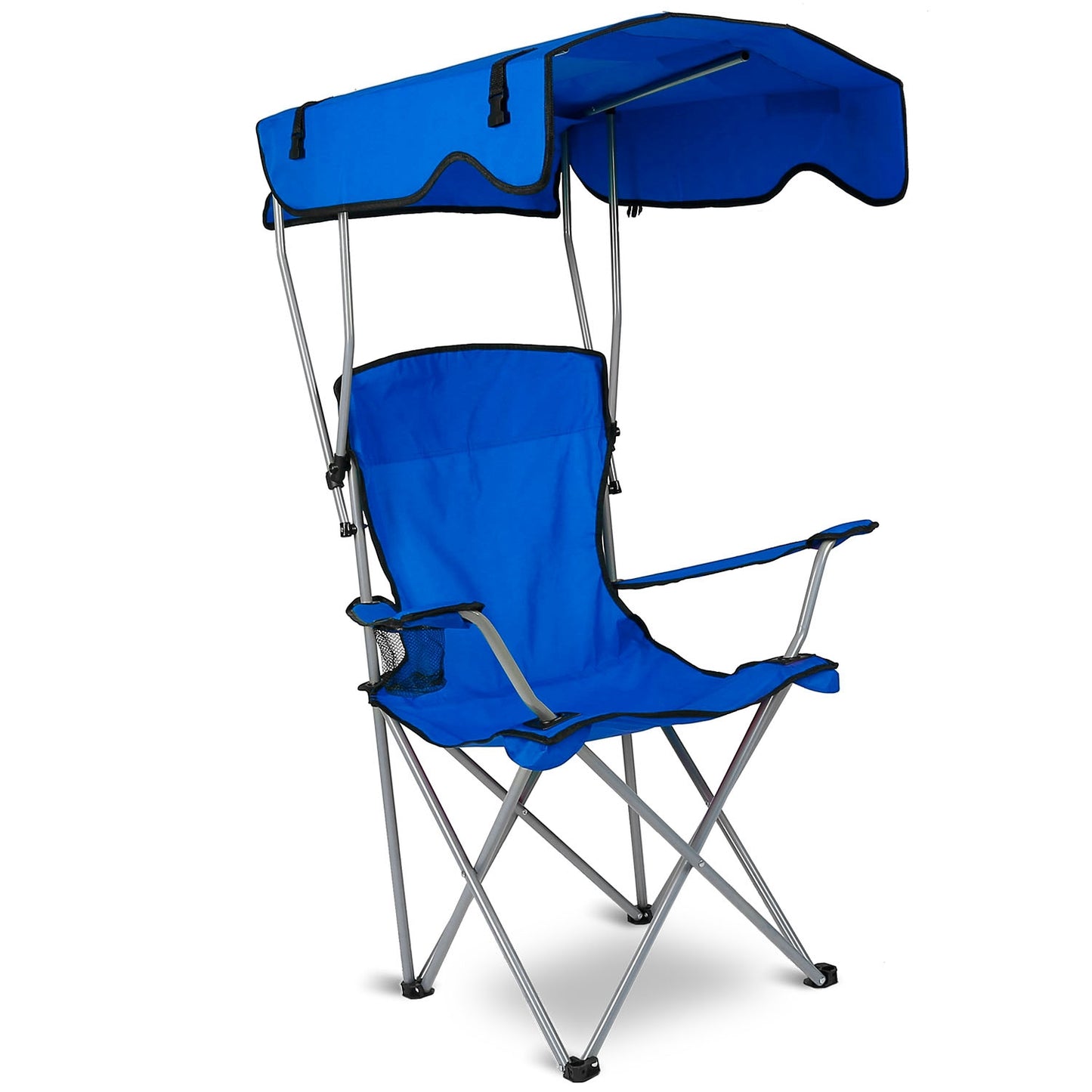Foldable Canopy Camping Chair with Cup Holder - 330lbs Capacity