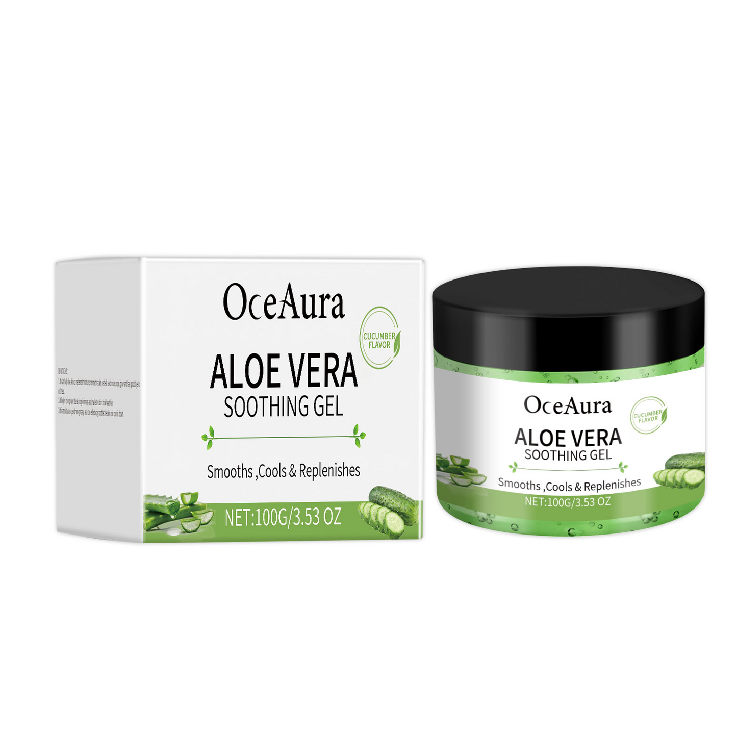Aloe Vera Cucumber Gel - Moisturizing and Cooling Skin Care, 100g