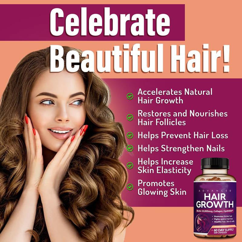 Hair Growth Capsules for Adults