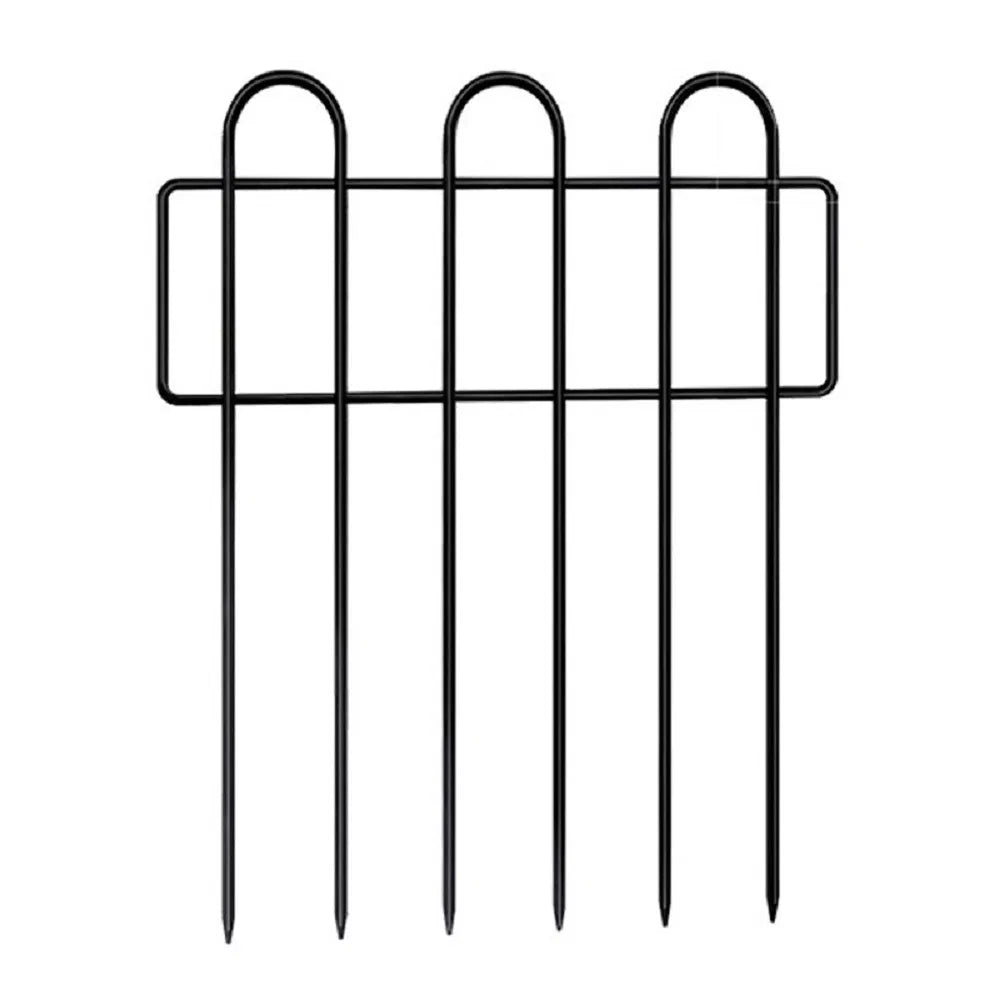 Metal Garden Fence - 10PC Decorative 12x16.5 Inch Barrier