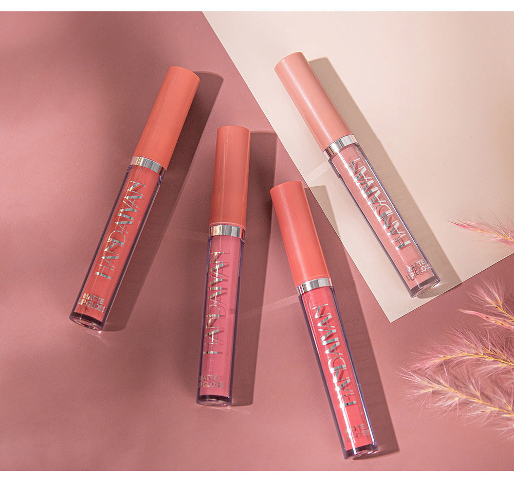 6-Piece Matte Liquid Lipstick Set - Long-Lasting Waterproof Velvet Lip Gloss