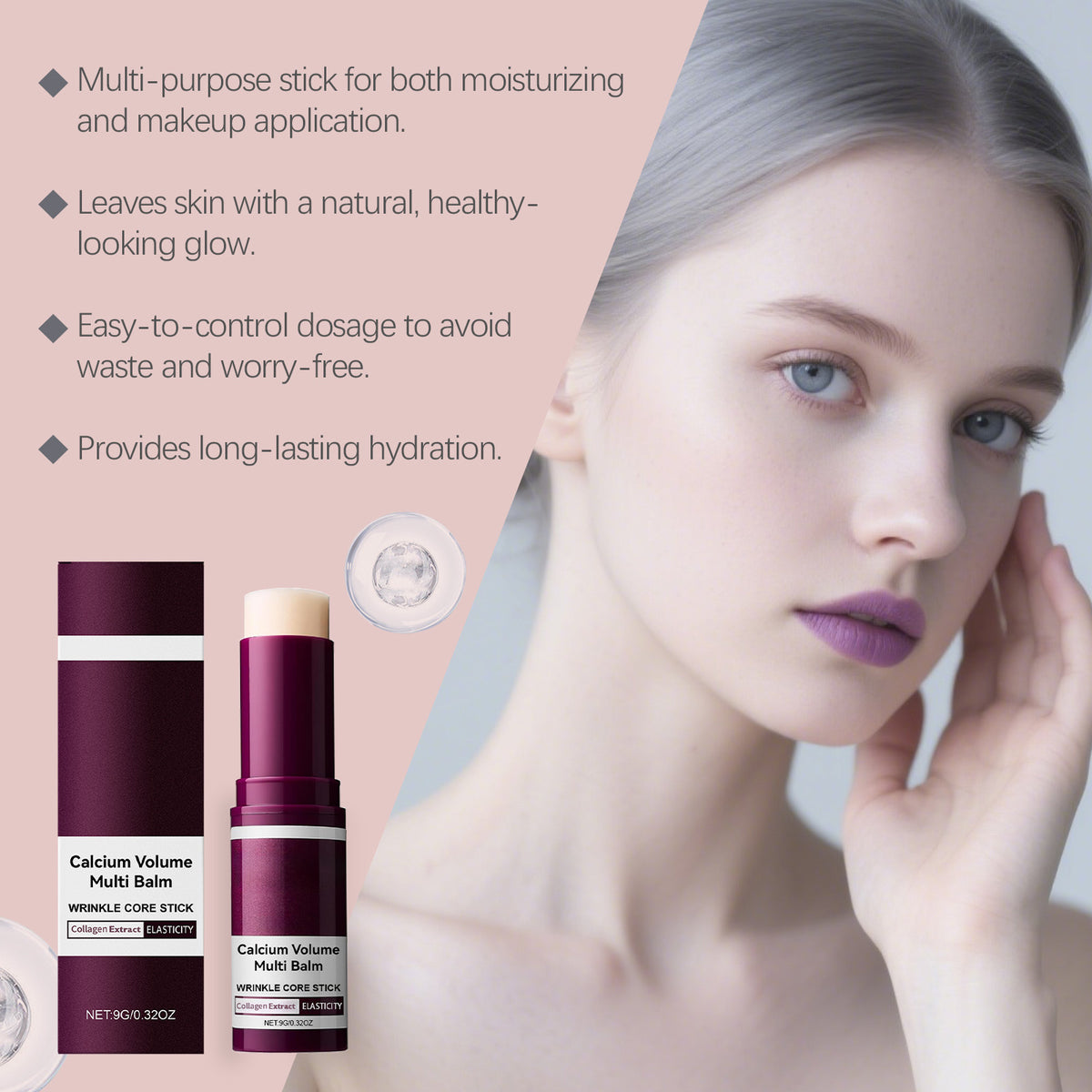 Moisturizing Cream Stick 9g - Dry Skin & Makeup Prep