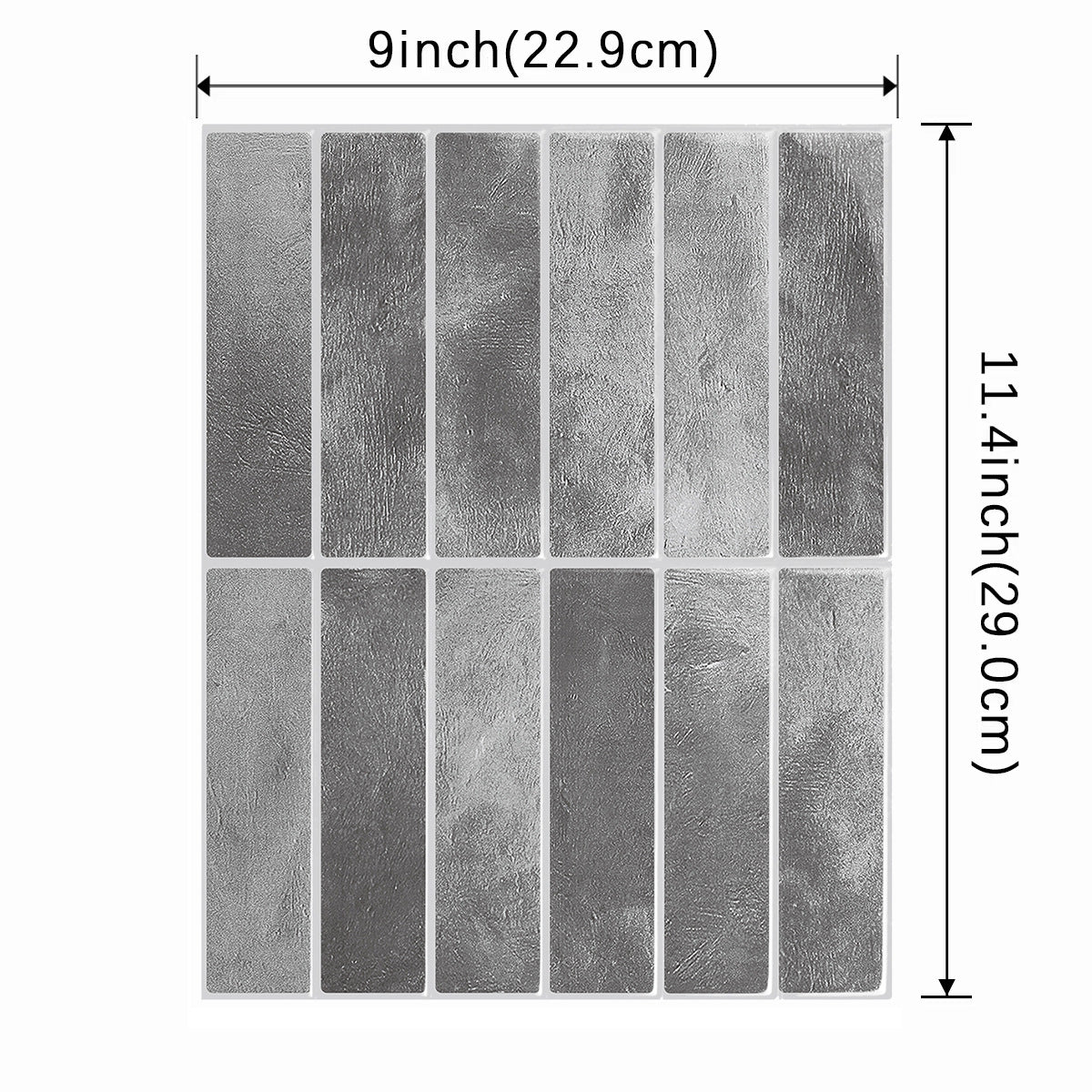 Waterproof 3D Self-Adhesive Wall Sticker for Kitchen Bathroom - High Temp Resistant