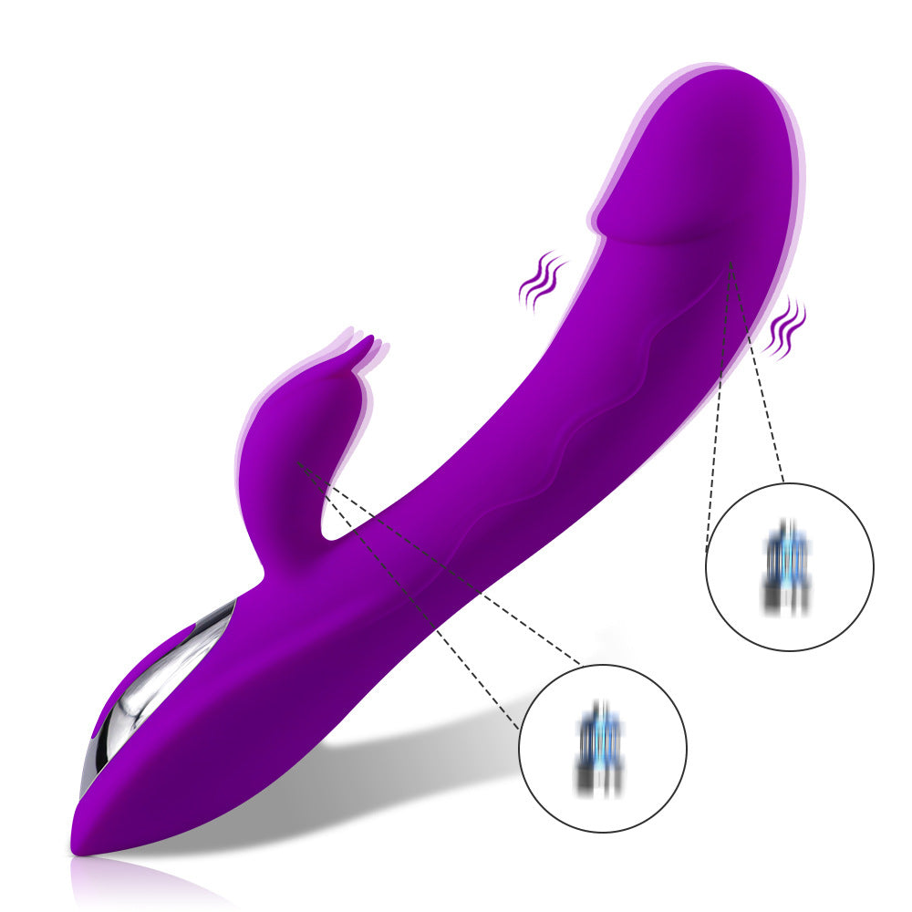 G-Spot Vibration Female Massage Device - Manual Silicone Adult Wellness