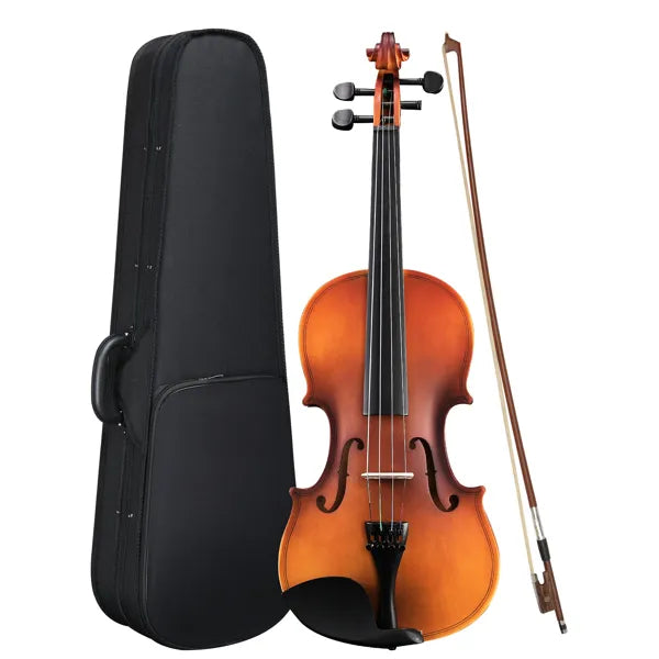 1/4 Acoustic Violin Set with Case, Bow, Rosin, Tuner & More