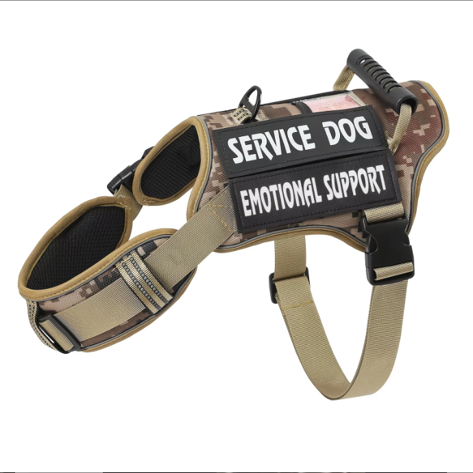 Adjustable Reflective Dog Harness with Control Handle No Pull Pet Vest for Training