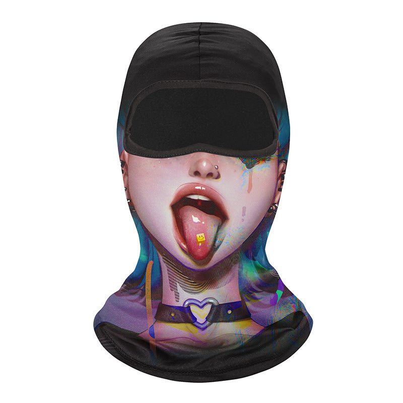 Winter Motorcycle Face Mask - Fleece-Lined Neck Warmer for Men & Women