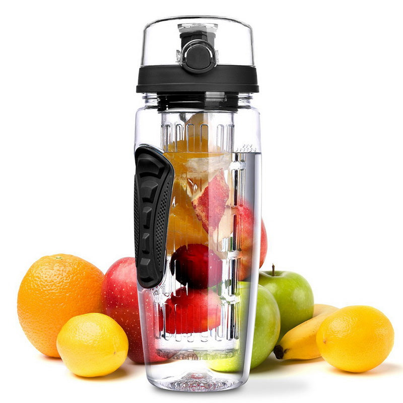 32oz Fruit Infuser Water Bottle - BPA Free, Leakproof Design