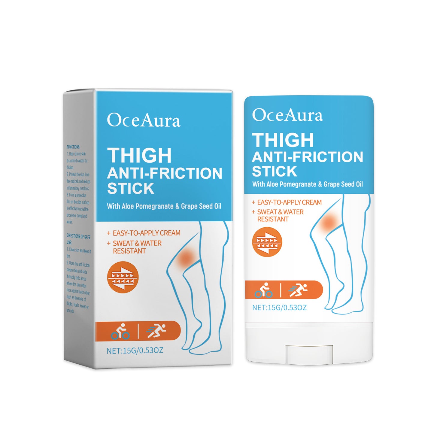 Moisturizing Anti-Friction Balm Stick - Aloe Vera Skin Protection