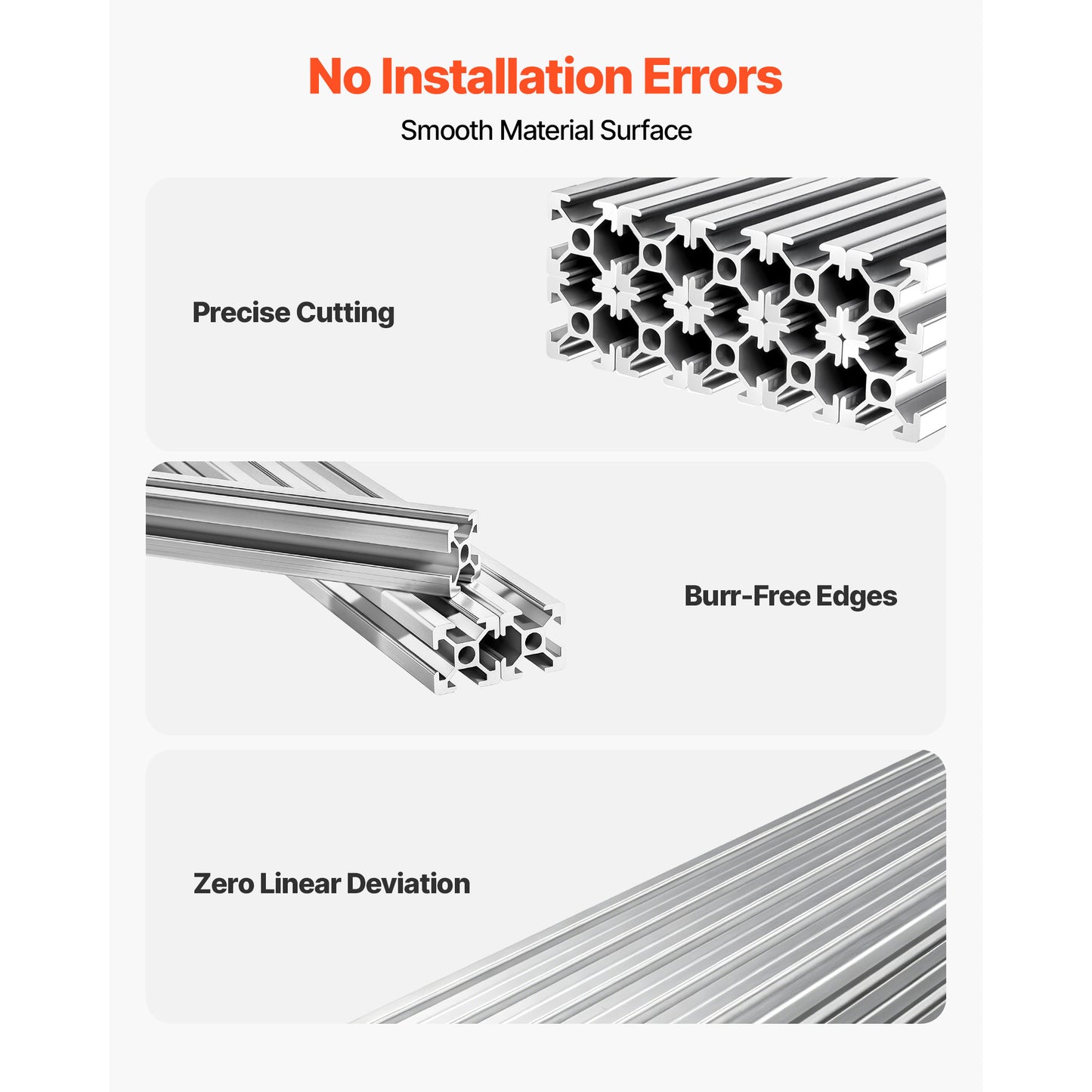 Aluminum Extrusion Profile 39.37 Inch T Slot Linear Rail for 3D Printer CNC DIY