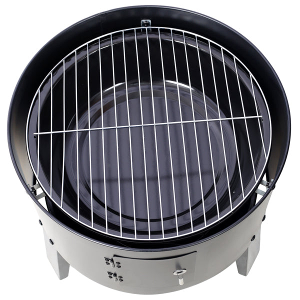 16-Inch Charcoal Smoker Grill - Portable Outdoor Cooking