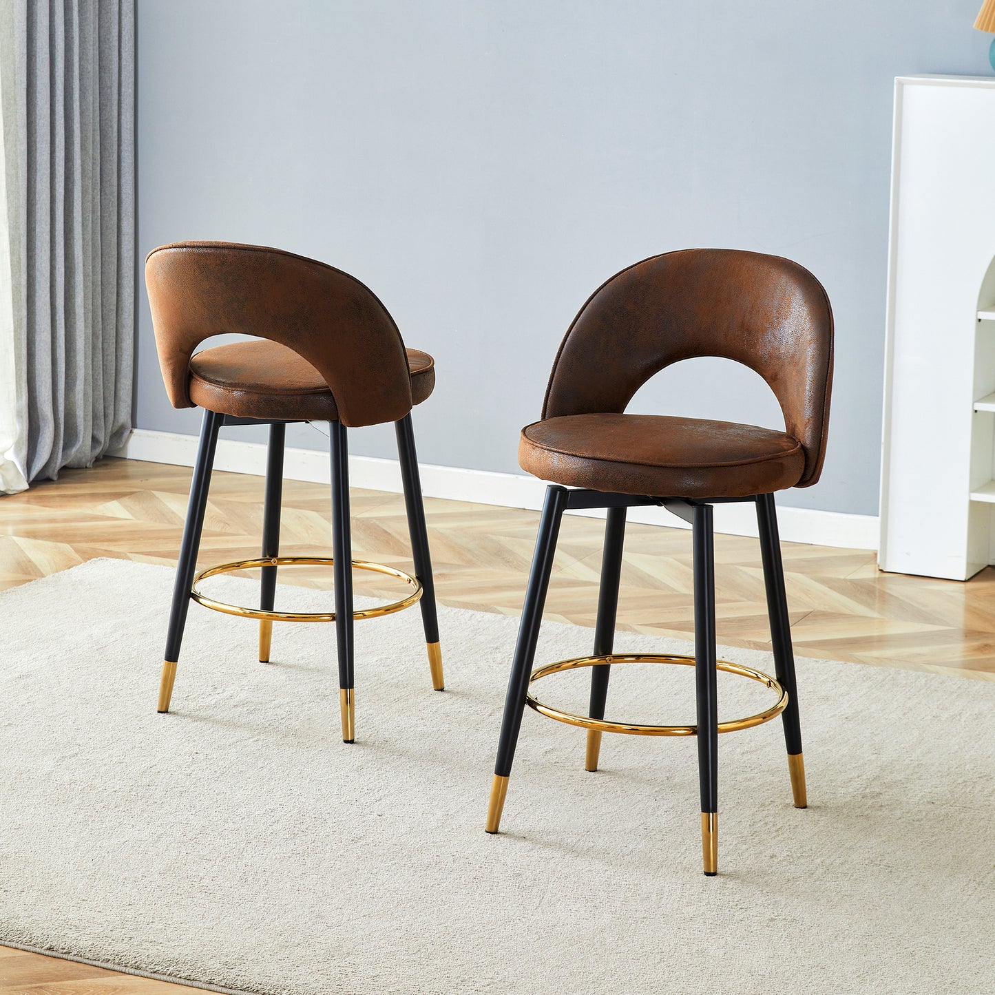 360 Rotatable Bar Chair.Overall Height 36 Inches.Modern