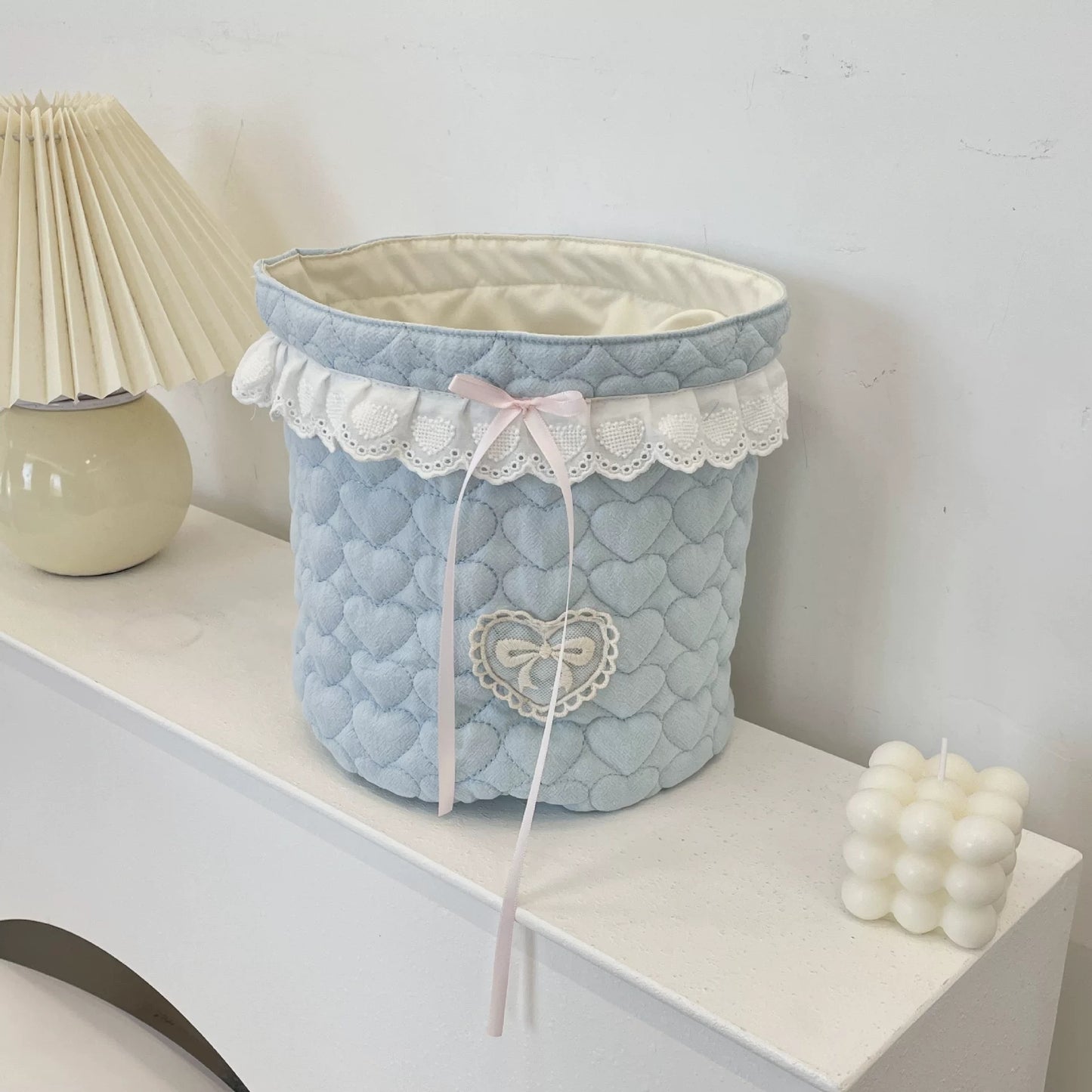 Fabric Desktop Storage Organizer for Odds and Ends, Snacks & Trinkets