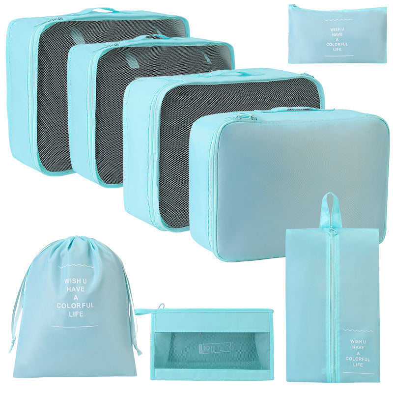 8-Pack Travel Storage Bags Set for Organization and Packing