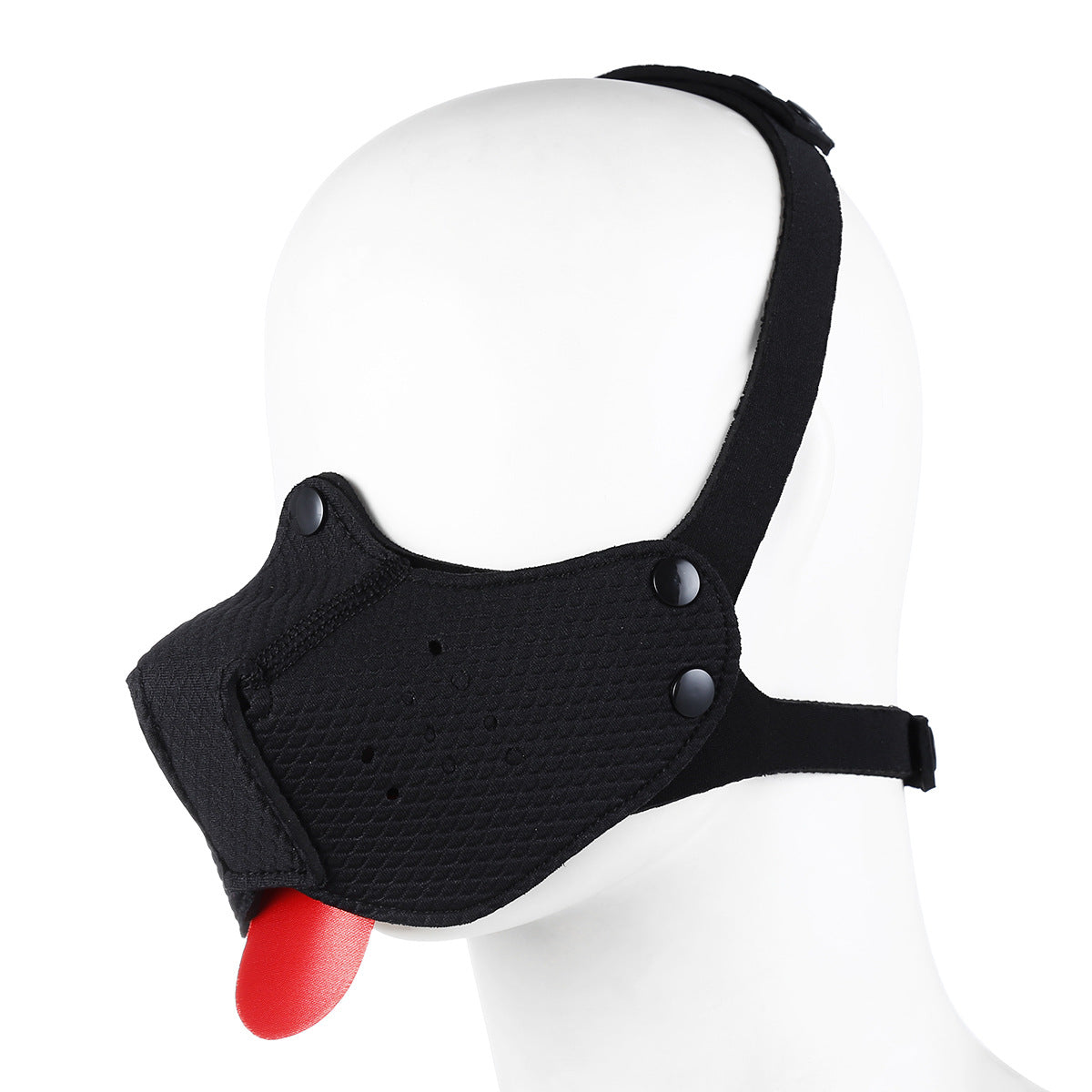 Dog Mouth Headgear Set for Pet Play and Training - Multiple Colors