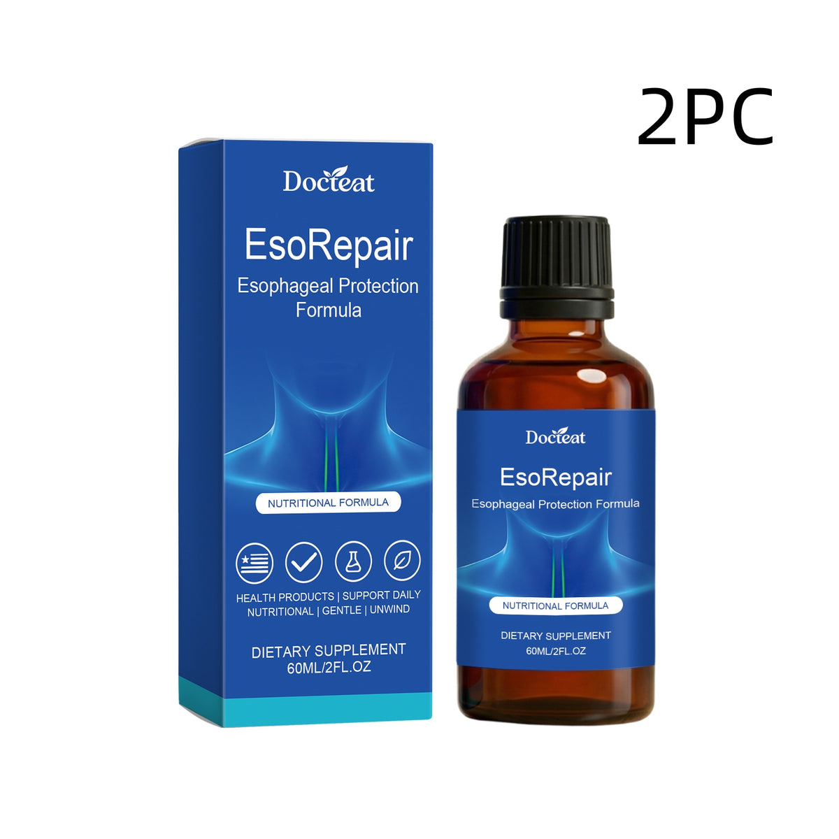 Gentle Daily Gut Care Supplement - 60ML, Multiple Packs