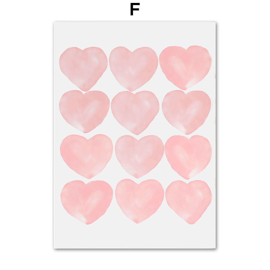Children's Room Art Canvas Posters - Kids Bedroom Wall Decor