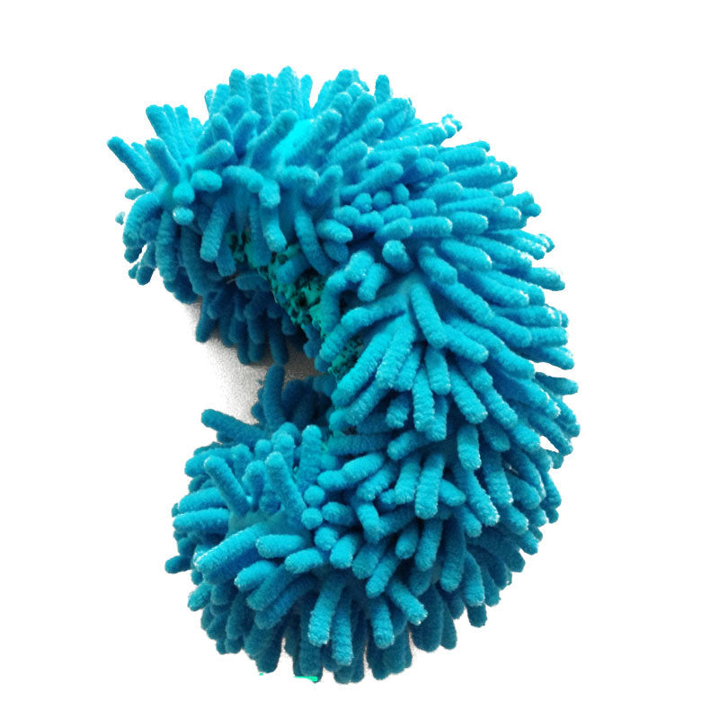 Removable Washable Chenille Slipper Covers - Unisex Floor Protection Socks