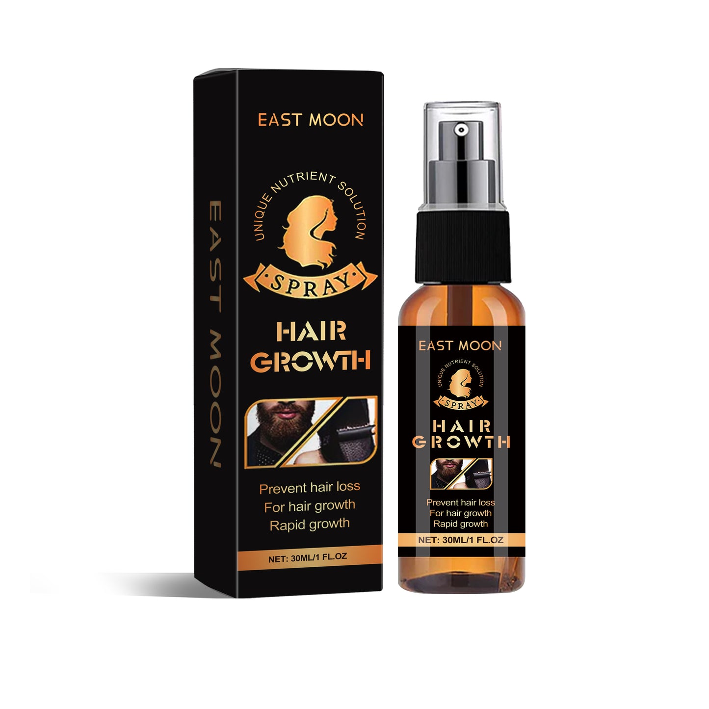 Hair Growth Spray with Jojoba Oil & Coffee Extract for Thicker Hair
