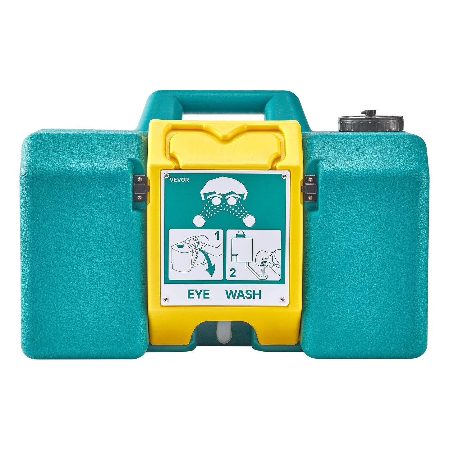 Portable Eye Wash Station - 8-Gal OSHA-Approved Emergency Eyewash Station, Green