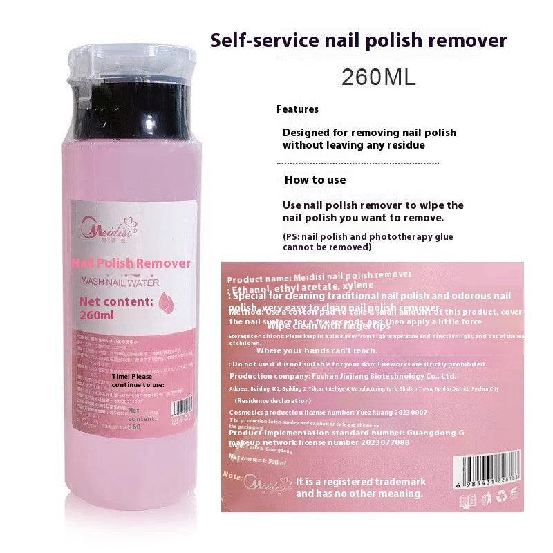 Nail Art Press Bottle Cleaning Solution for Nail Removal & Care - 1000ml