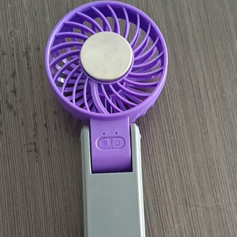 Small Portable Hand Fan - Purple Color