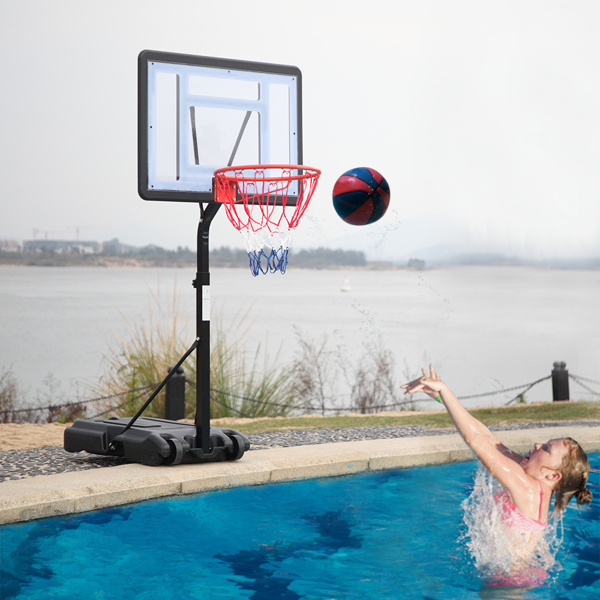 Portable Basketball Stand with Adjustable Height 1.15m-1.35m
