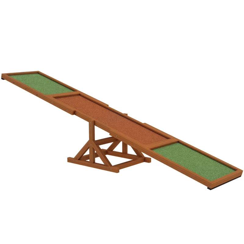 Dog Agility Seesaw - Weather Resistant Fir Wood Pet Training Equipment