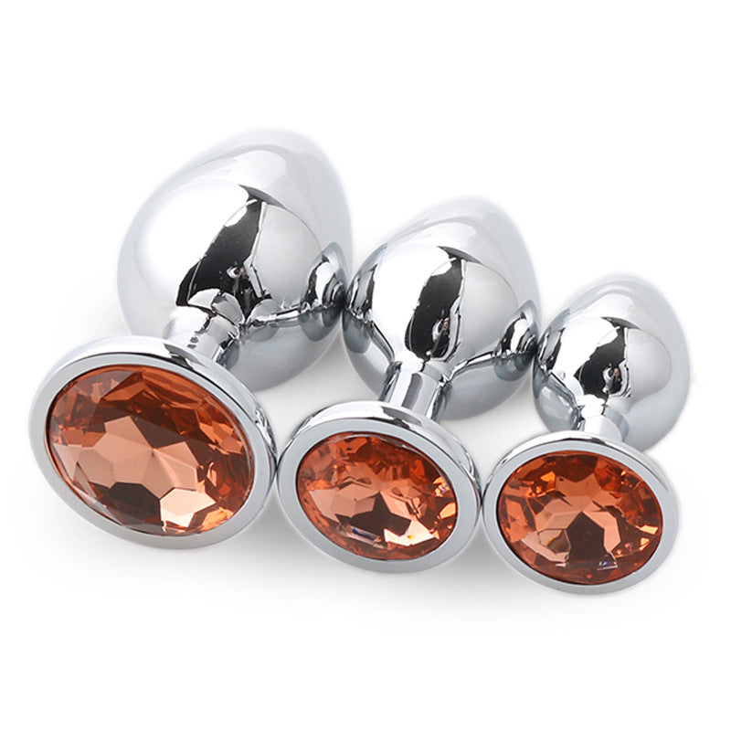 Metal Anal Plug Set - Adult Leisure Toys for Backdoor Stimulation