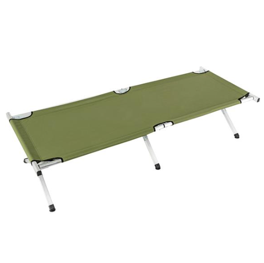 Portable Folding Camping Cot - Army Green, Lightweight Design