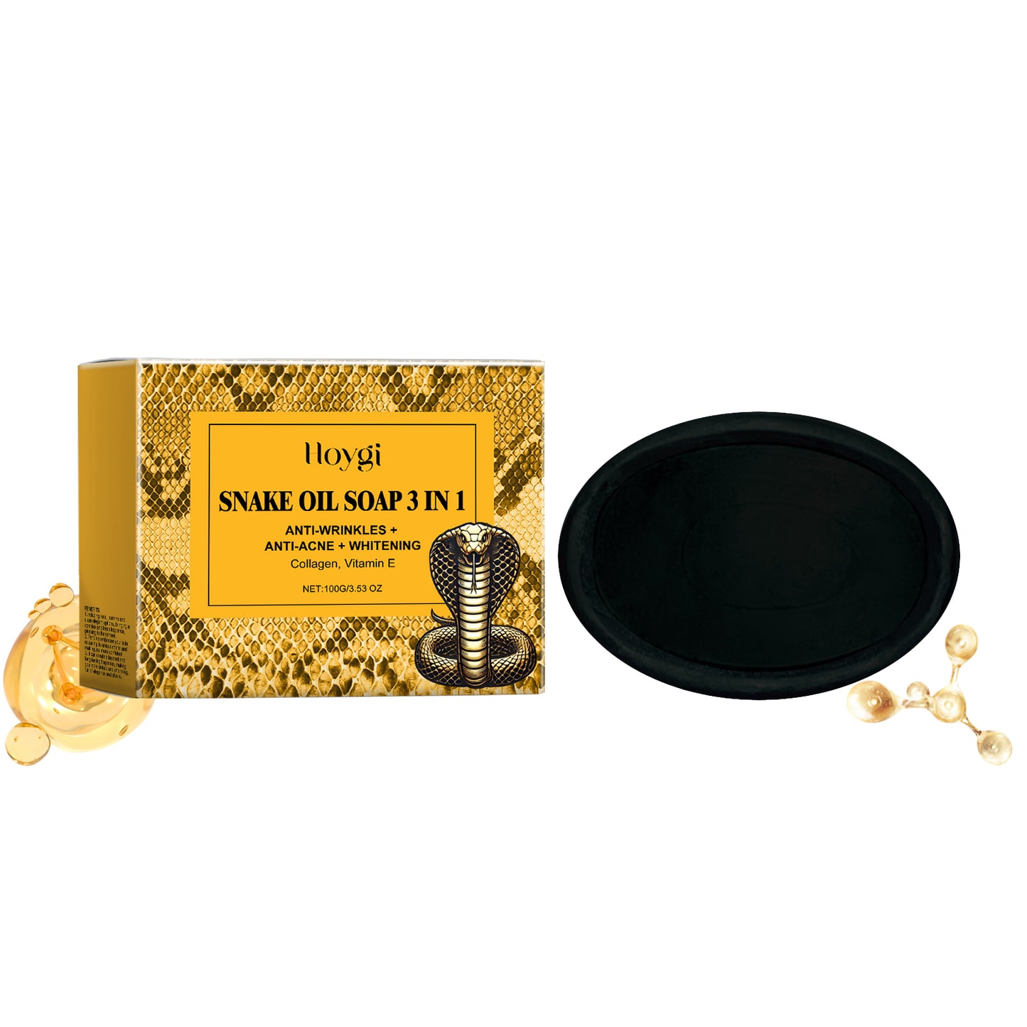 Snake Oil Facial Cleansing Soap - Deep Pore & Oil Control Bar