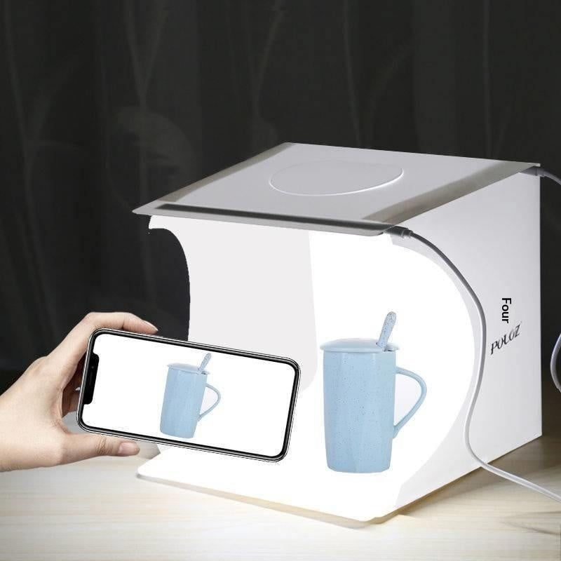 Foldable LED Mini Photo Studio with Adjustable Lighting for Photography