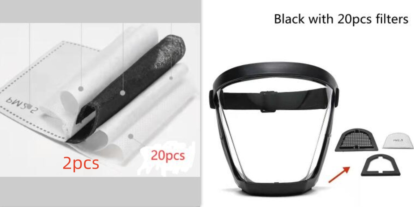 Transparent Face Shield Anti-Oil Dust-Proof Goggles for Safety and Protection