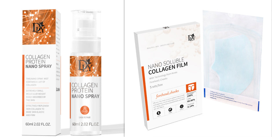 Nano Collagen Instant Facial Mask Set - Hydrating Skin Care for All Skin Types