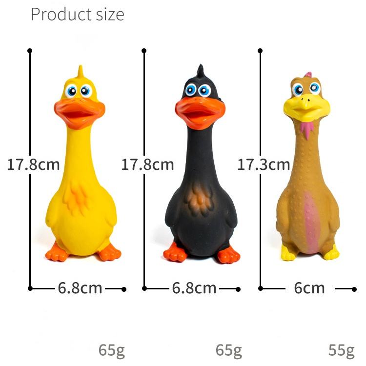 3-Pack Latex Squeaky Dog Chew Toys - Interactive Play & Teething Relief