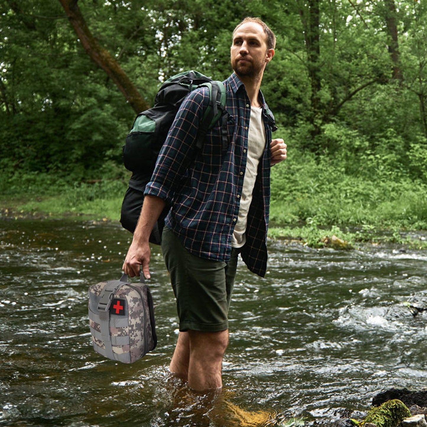 125-Piece Emergency Survival Kit for Camping & Hiking