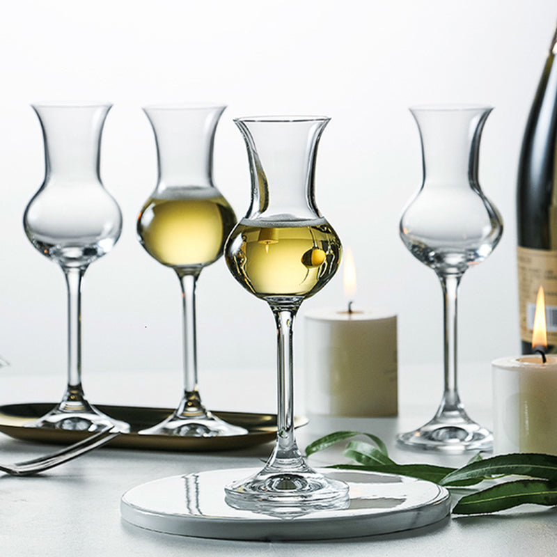 Crystal Whiskey Highball Glasses Set - Simple Modern Drinkware