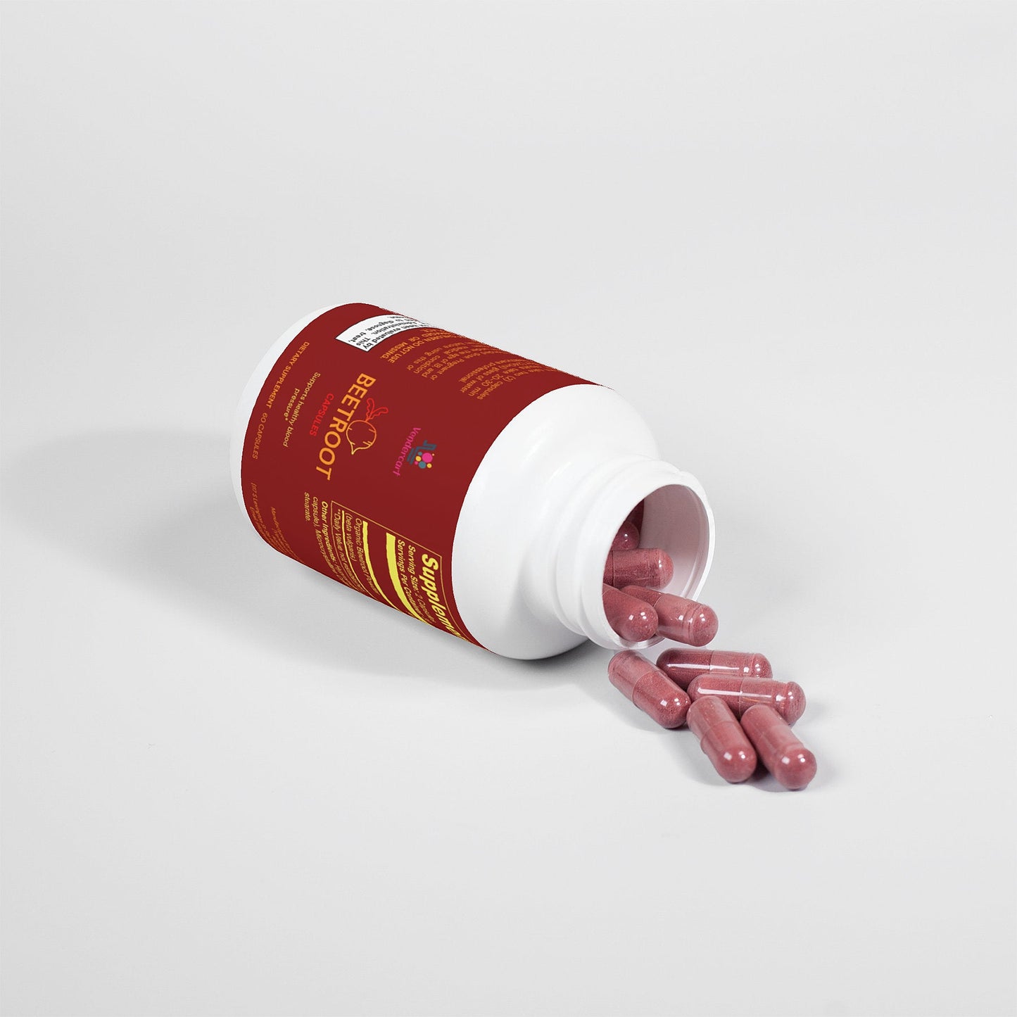 Organic Beetroot Powder Capsules for Heart Health & Athletic Performance