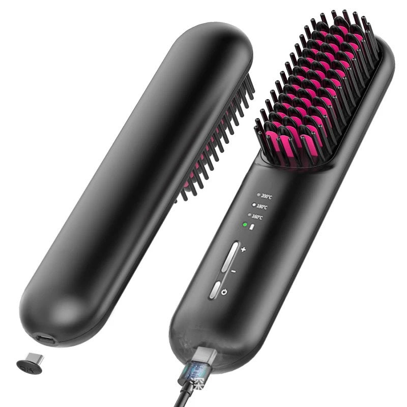 Wireless Mini Hair Straightener 35W Portable Cordless Styling Tool