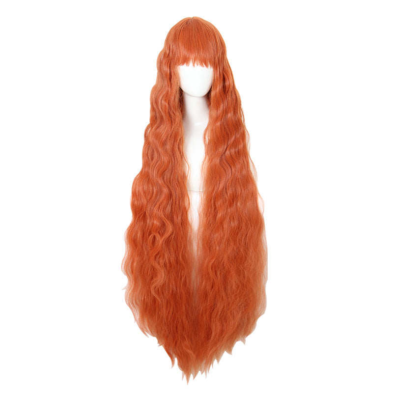 Orange Cosplay Wig 120cm - Long Synthetic Hair