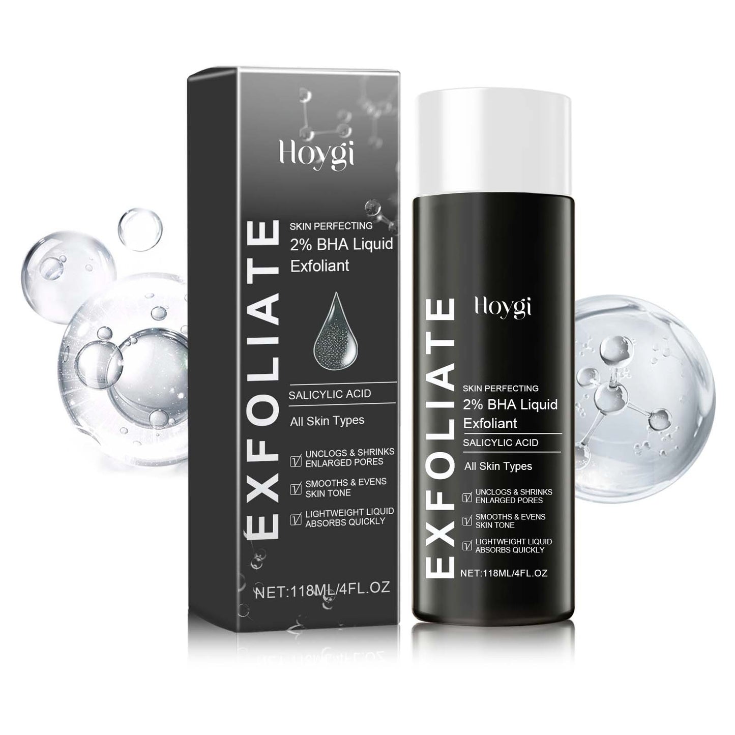 BHA Liquid Exfoliant - Pore-Tightening Facial Essence & Acne Treatment