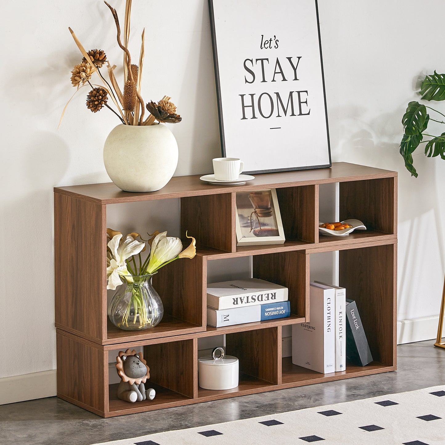 2 Pieces Cube TV Stand,Free Combination Gaming Entertainment Center