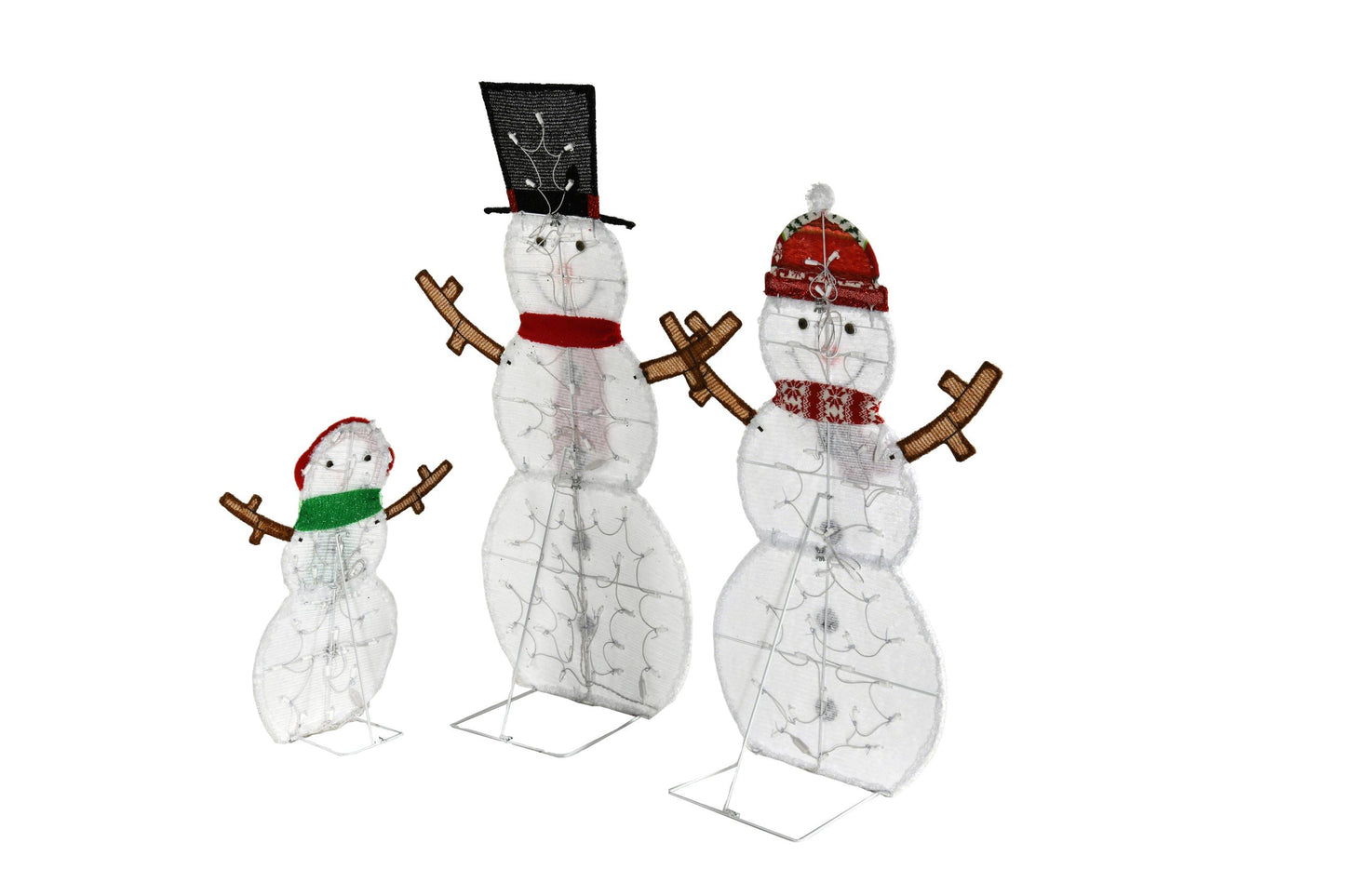 Snowman-Shaped LED Lights for Festive Indoor & Outdoor Decor