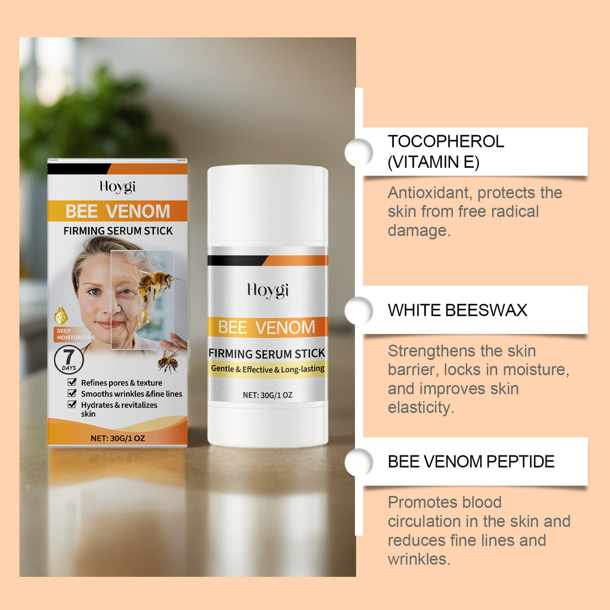 Bee Venom Skin Care Stick - Firming & Elasticity Boost 30g