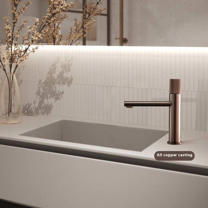 Copper Hot and Cold Water Faucet for Bathroom Kitchen Brass Tap