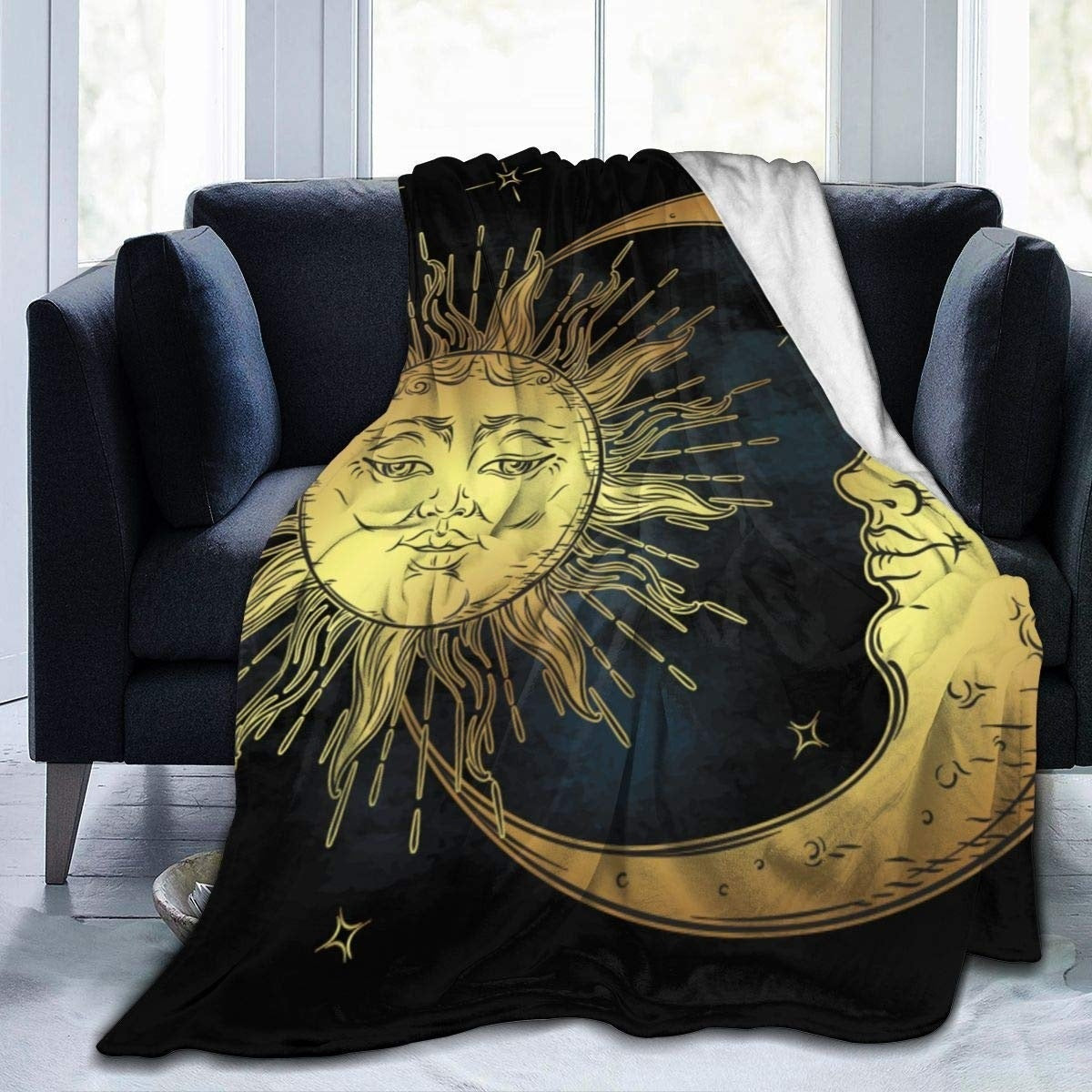 Double-Sided Flannel Sofa Blanket - Warm Modern Home Textiles