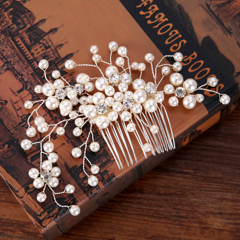 Handmade Glass Crystal Hair Comb