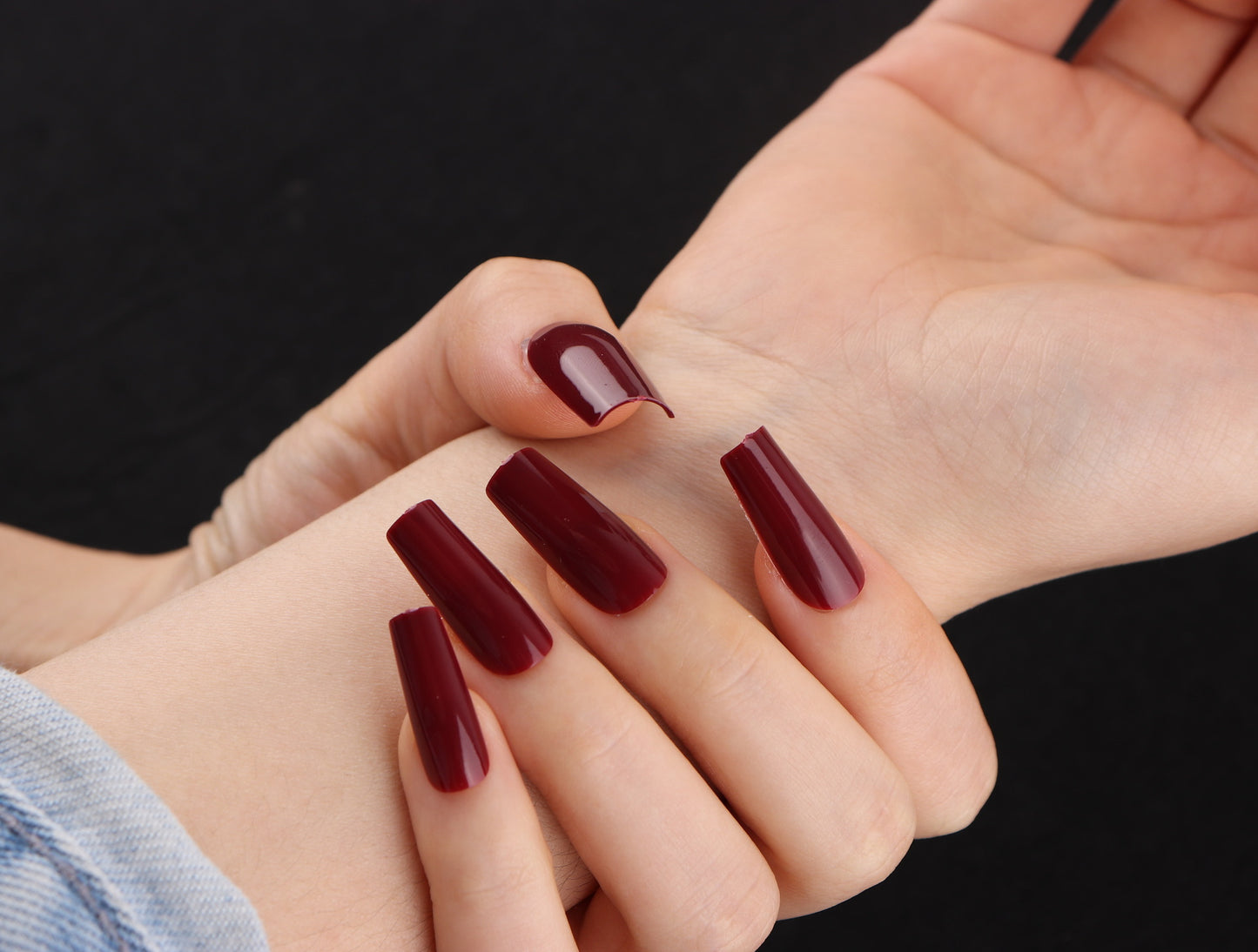 Medium Rectangular Wear Armor Nail Stickers for Nail Art - Color Variants